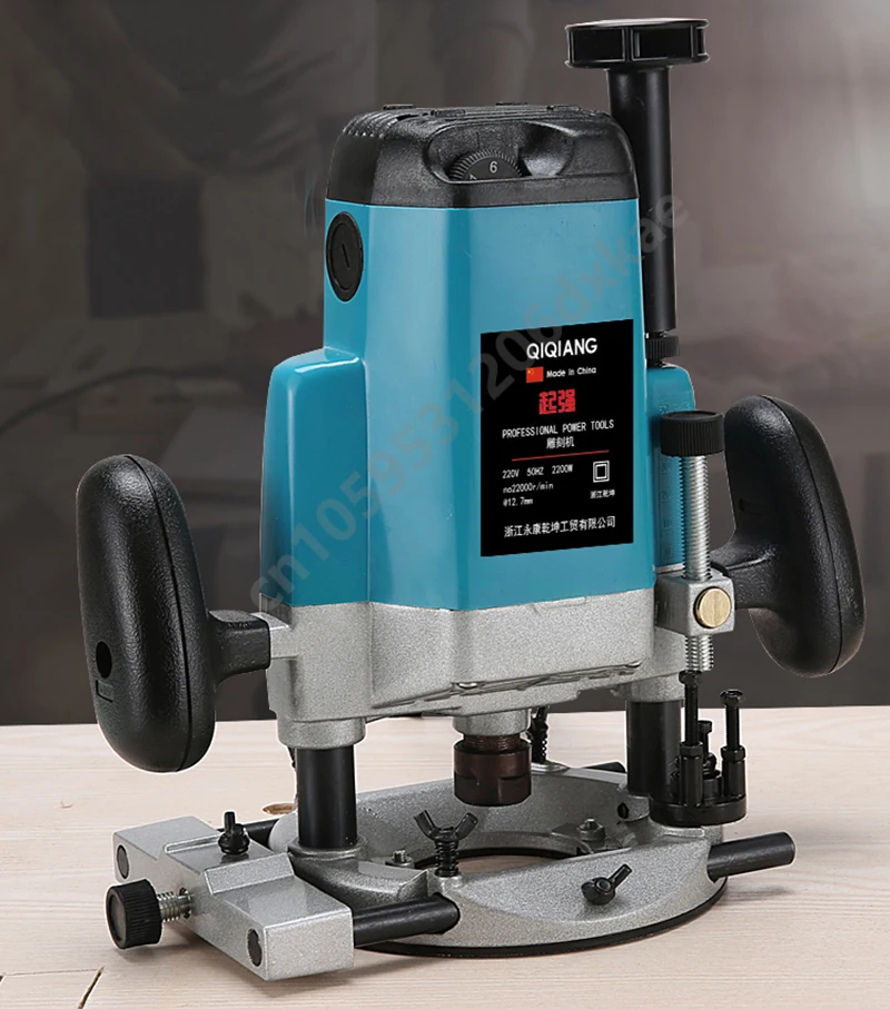 1900W2200W Woodworking Electric Planer Woodworking Milling Carving Slotting and Trimming Machine Hand Carving Woodworking Tools