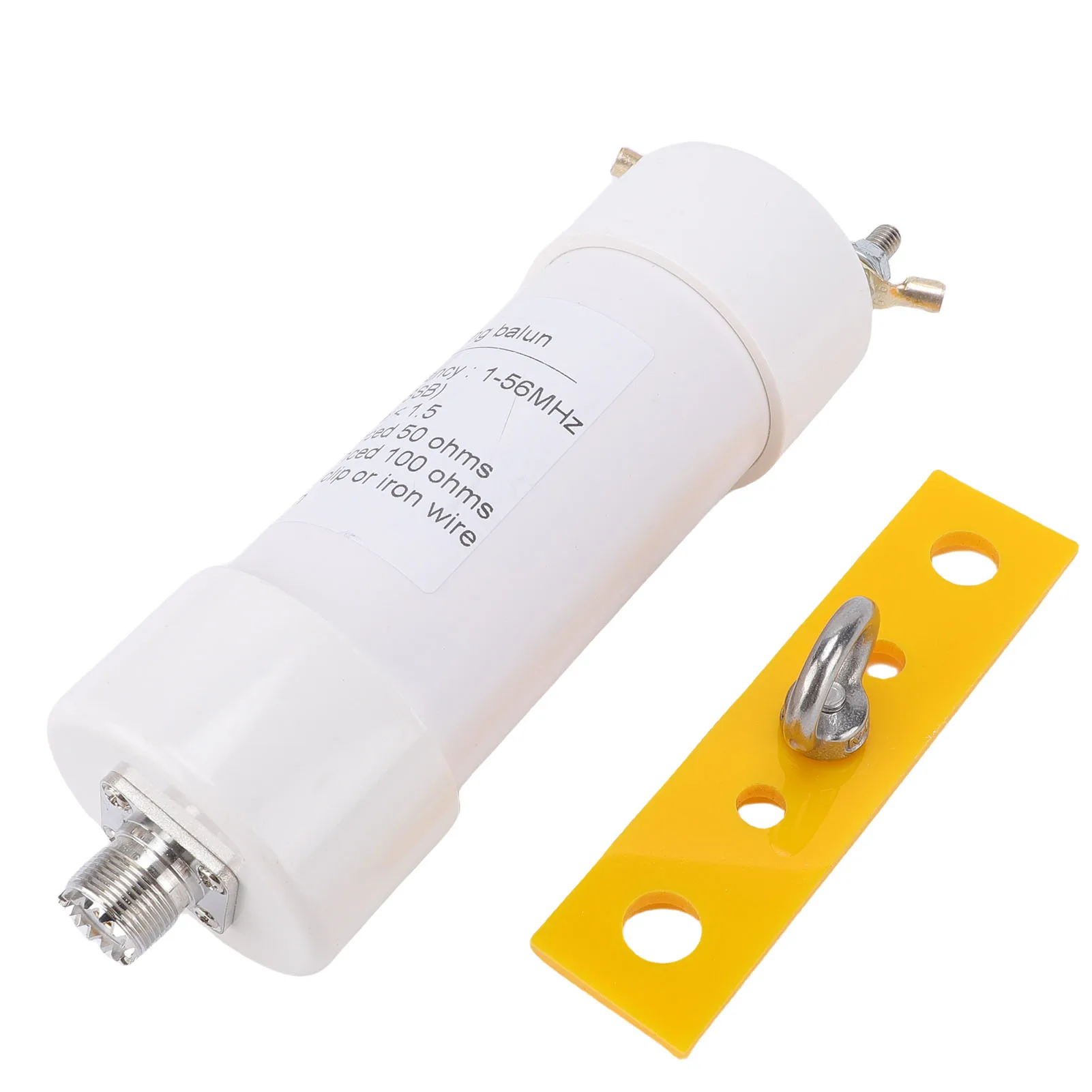 

DIY HF Balun HF Balun Shortwave Radio Antennae Balun 200W 1 to 56MHz 1:2 50ohms Unbalanced to 100ohms Balanced HF Balun for DIY