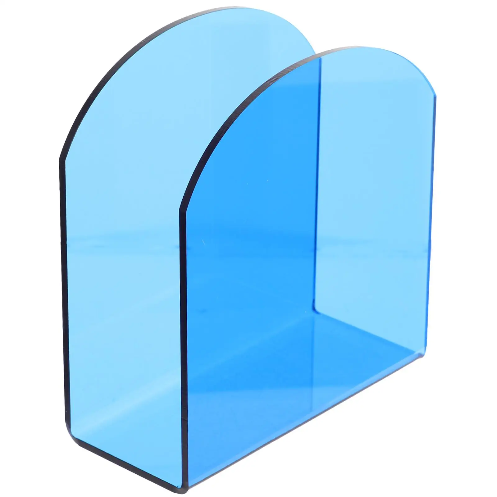 

Dinner Paper Holder Napkin Storage Rack Holders Clear Blue Acrylic Stand Ornament