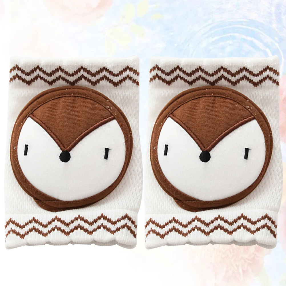 

1Pair Baby Kneepads Cotton Material Breathable Sweat Absorbing Anti Odor Crawling Protector for Infants Toddlers with Elastic