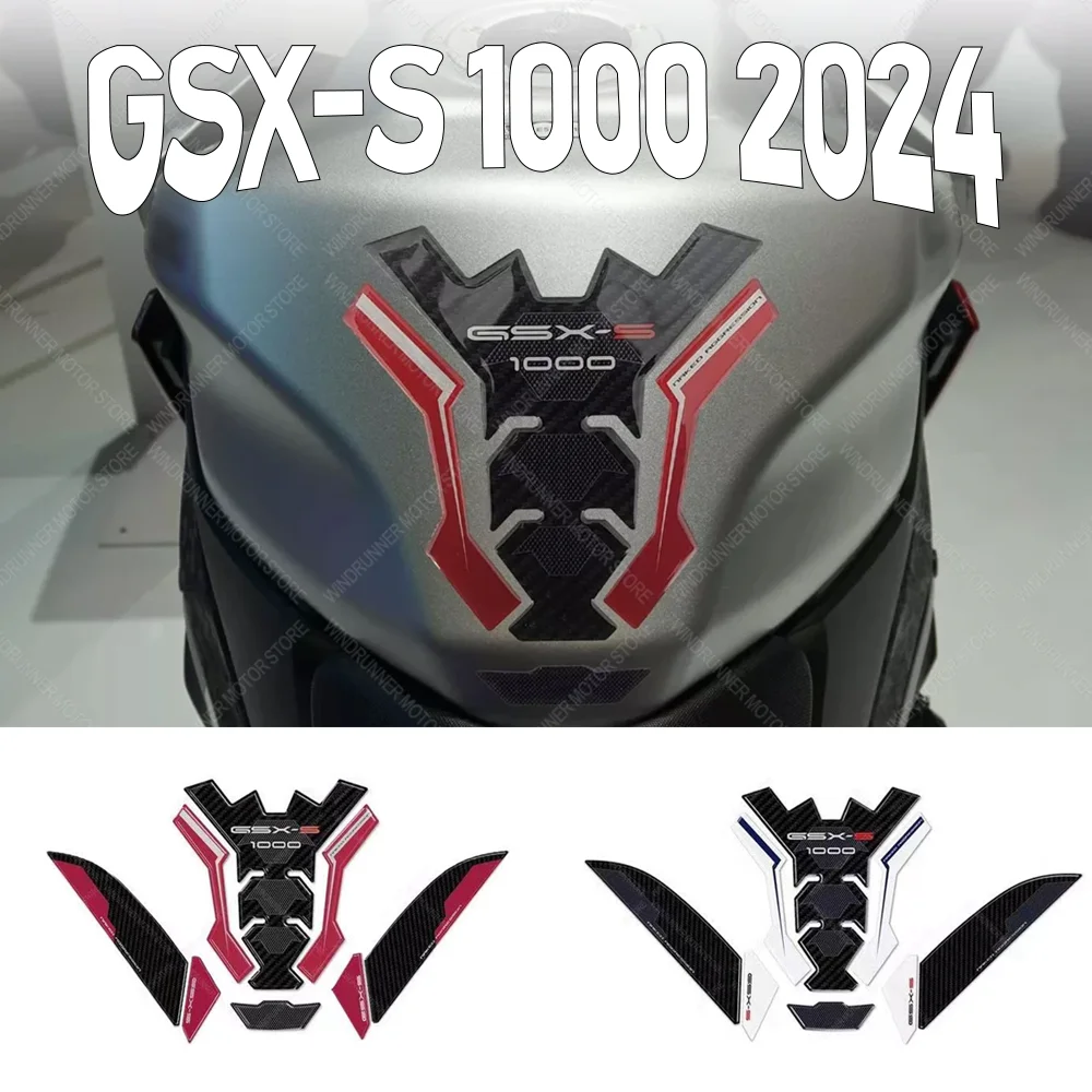 

For GSX-S 1000 2024 Motorcycle Accessories Waterproof Protective Tank Pad Sticker Kit 3D Epoxy Resin Protective Sticker