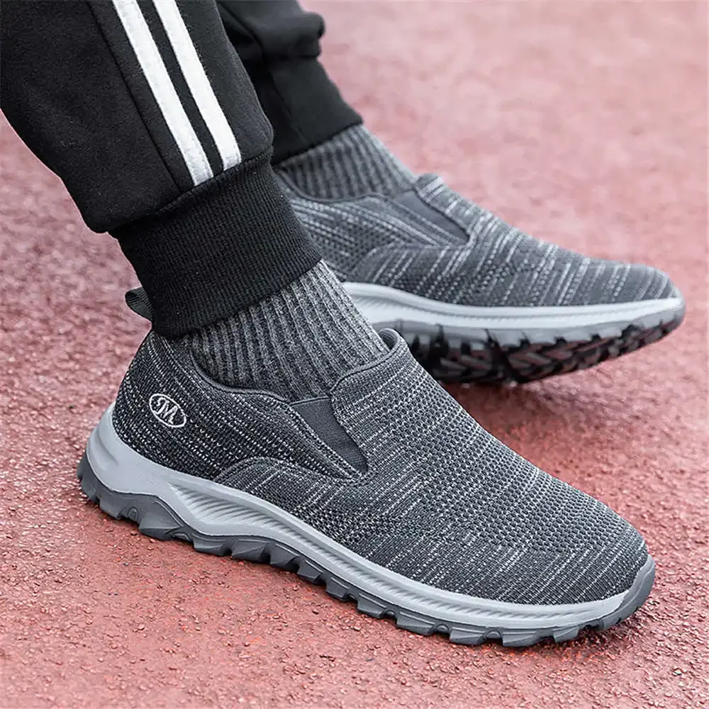 Without Strap Increase Height Grey Sneakers Casual Men's Sports Boots For Running Size 45 Shoes Trainers Sneachers Donna