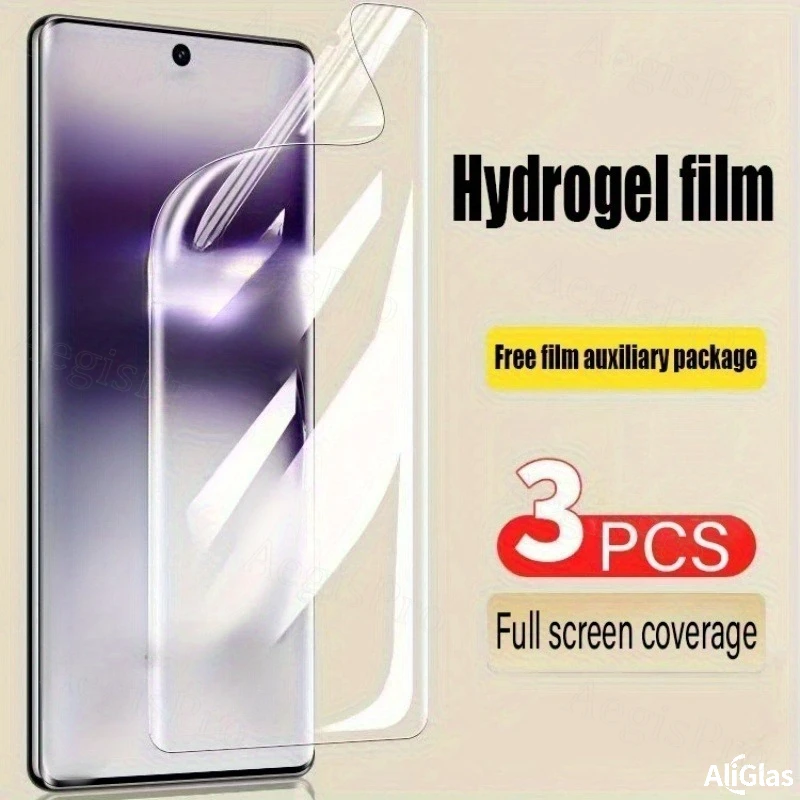

3pcs of hydrogel film are suitable for OPPO Reno 14 13 1112 5G 8 12pro 11 12F 4G 10pro+ 10 9 Anti Scratch Soft Film Ultra HD