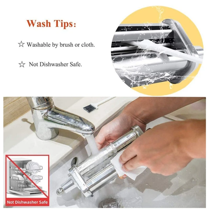 スパゲッティローラースタンドミキサー、麺ペーストメーカー、キッチンツール、ステンレス鋼パスタアタッチメント、キッチン