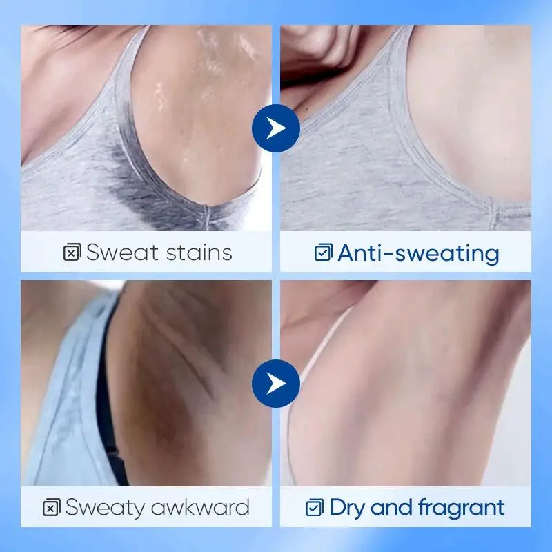 SADOER Men Sandalwood Deodorant Stick Anti Sweating Keep Drying Lasting Fragrance Remove Armpit Odor Underarm Refresh Sticks