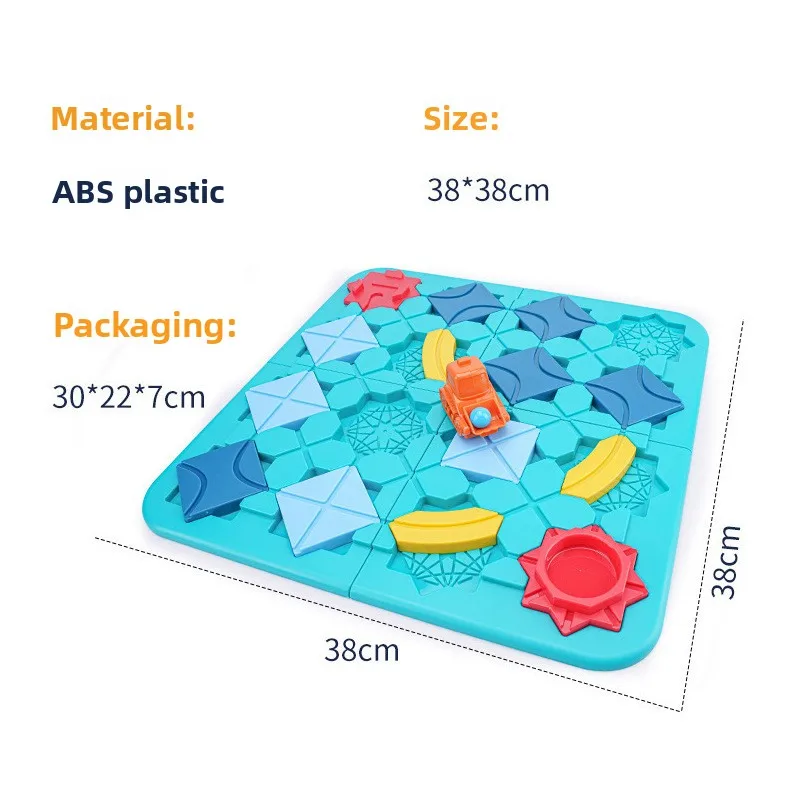 

Road Construction Maze Engineering Vehicle Toy Game Logical Thinking Assembly Bahoe Lo Children's Desktop Game