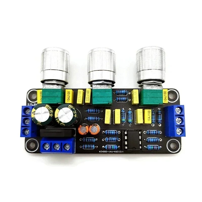 NE5532 Mini Pre Amplifier Audio Tone Board HIFI Home Theater Music Amplifier 2.0 Tuning Preamp Board