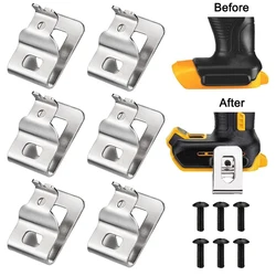 Gancho de clip para cinturón de 6 piezas para taladro conductor Dewalt 20 V N 268241   N N 169778   N N 086039   Accesorios para herramientas eléctricas DCD980 DCD985