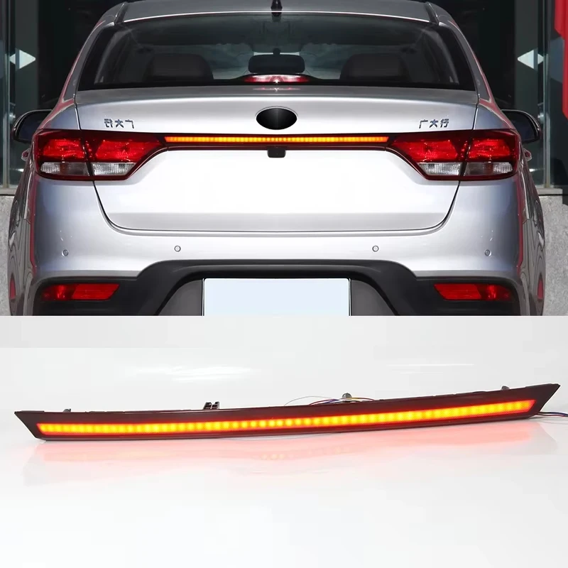 

Car LED Rear Bumper Lamps For Kia Rio 4 2017 2018 2019 2020 Brake Light Turn Signal Backup Reflector Lamp Reverse Taillight