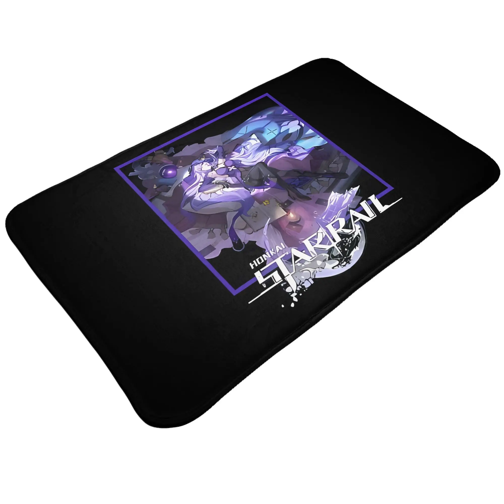 Aventurine Anti-Slip Mat Living Room Honkai Star Rail Entrance Doormat Floor Decoration