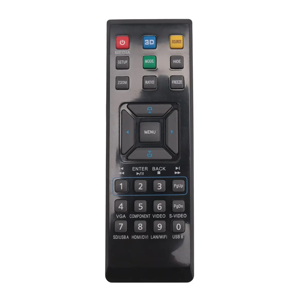 ABFS Replace Remote Control for Projector V12S AS211 P1283 M413 PE-X42 V12X AX316 P1283N
