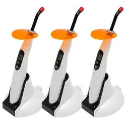 3PCS Dental Wireless Cordless LED Curing Light 1400MW 5W Cure Lamp SEASKY for Dentist