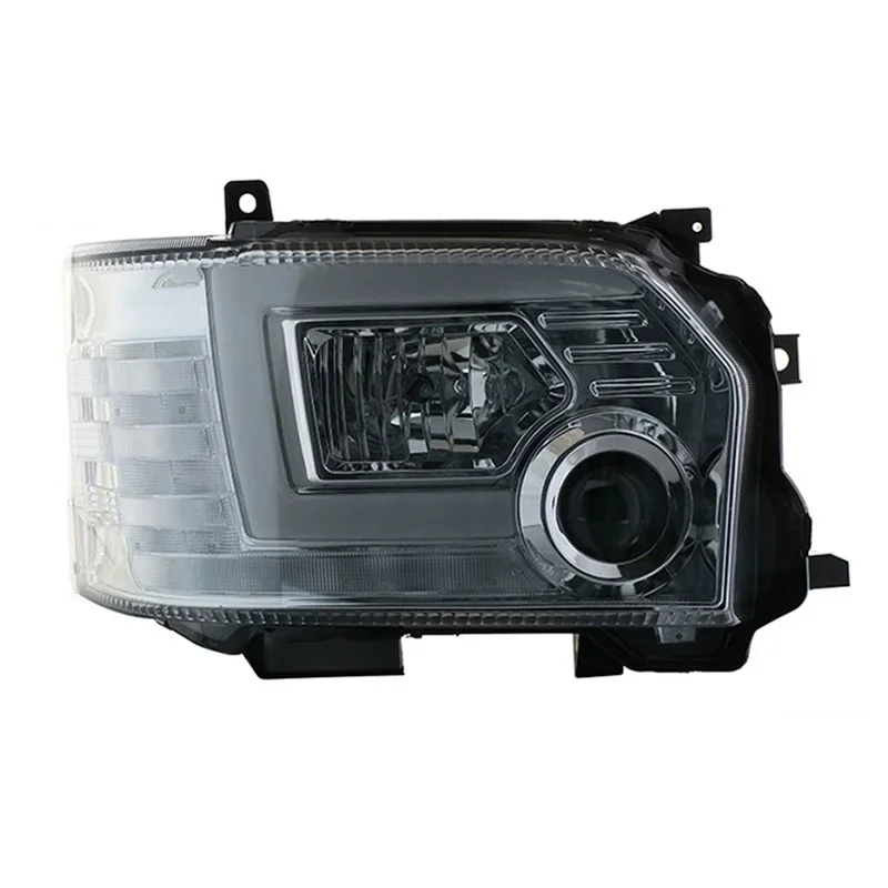 Lampu Depan Modifikasi LED DRL Lampu Jalan Siang Proyektor Lensa Beam Headlamp