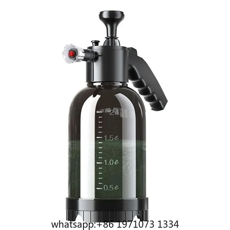 2L Pneumatic Handheld Car Wash Foam Sprayer High Pressure Foam Water Bottle
