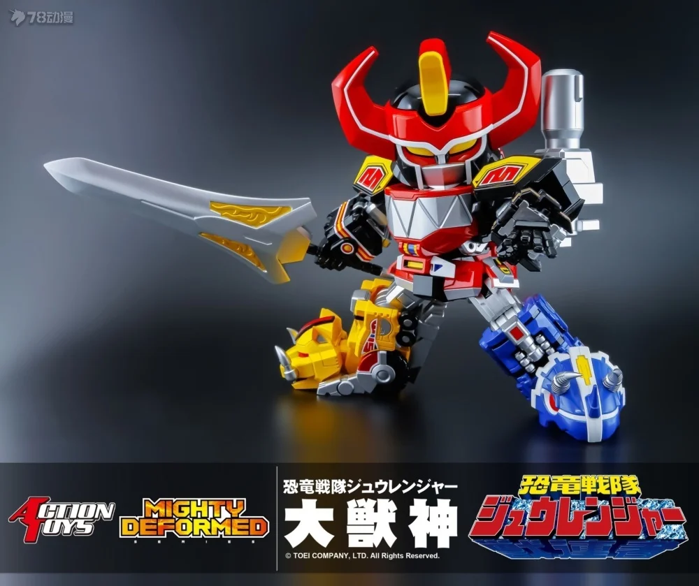 Genuine OriginalACTION TOYS MECHA FINISHED SERIES MIGHTY DEFORMED SERIES DINOSAUR SQUAD MCZORD GREAT BEAST GOD    Action