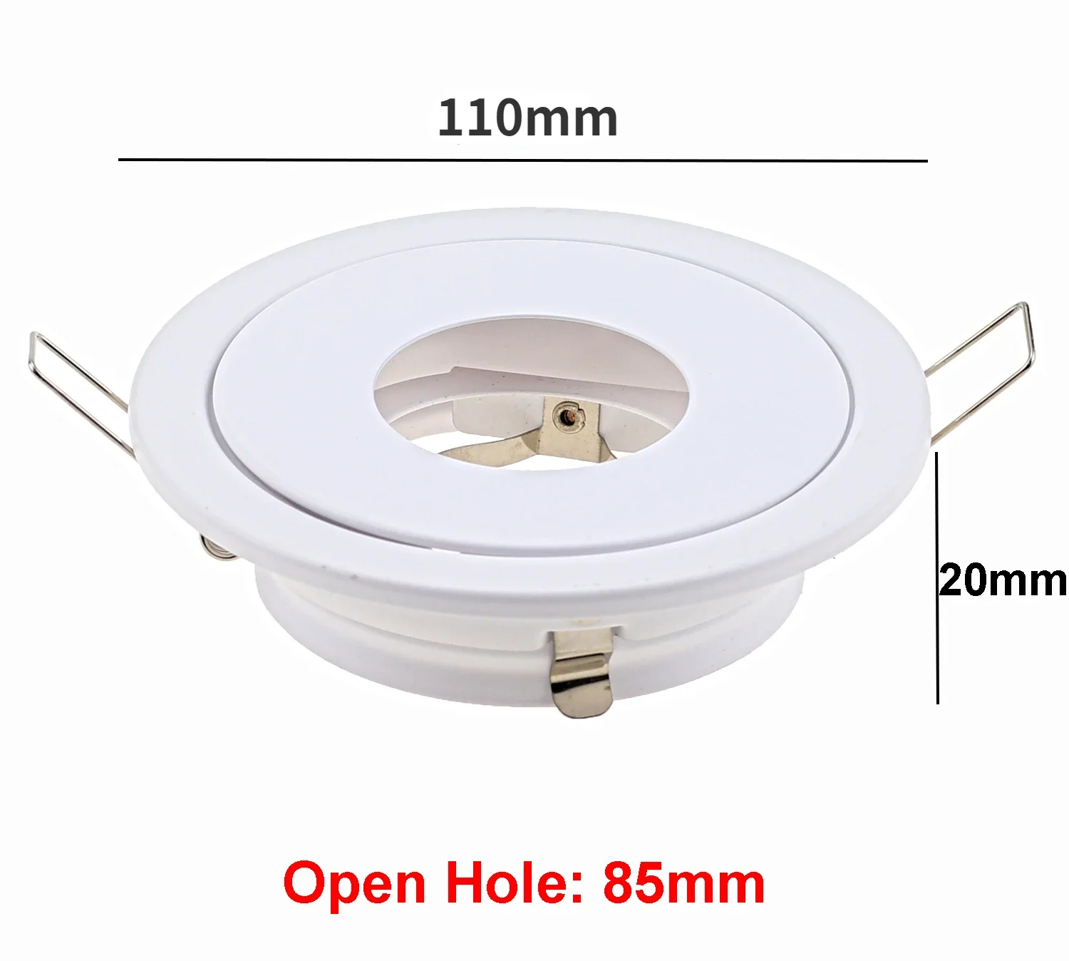 LED MR16 Bulb GU10 Eyeball Casing Frame Downlight Ceiling Down Light Lampu Siling Round White