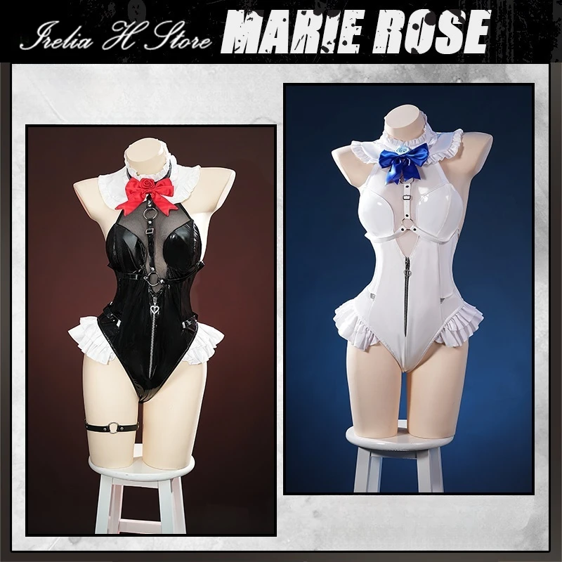 

Irelia H Store Anime DOA Marie Rose Cosplay Costume Marie Rose women sexy latex lingeries Roes Jumpsuit Swimsuit