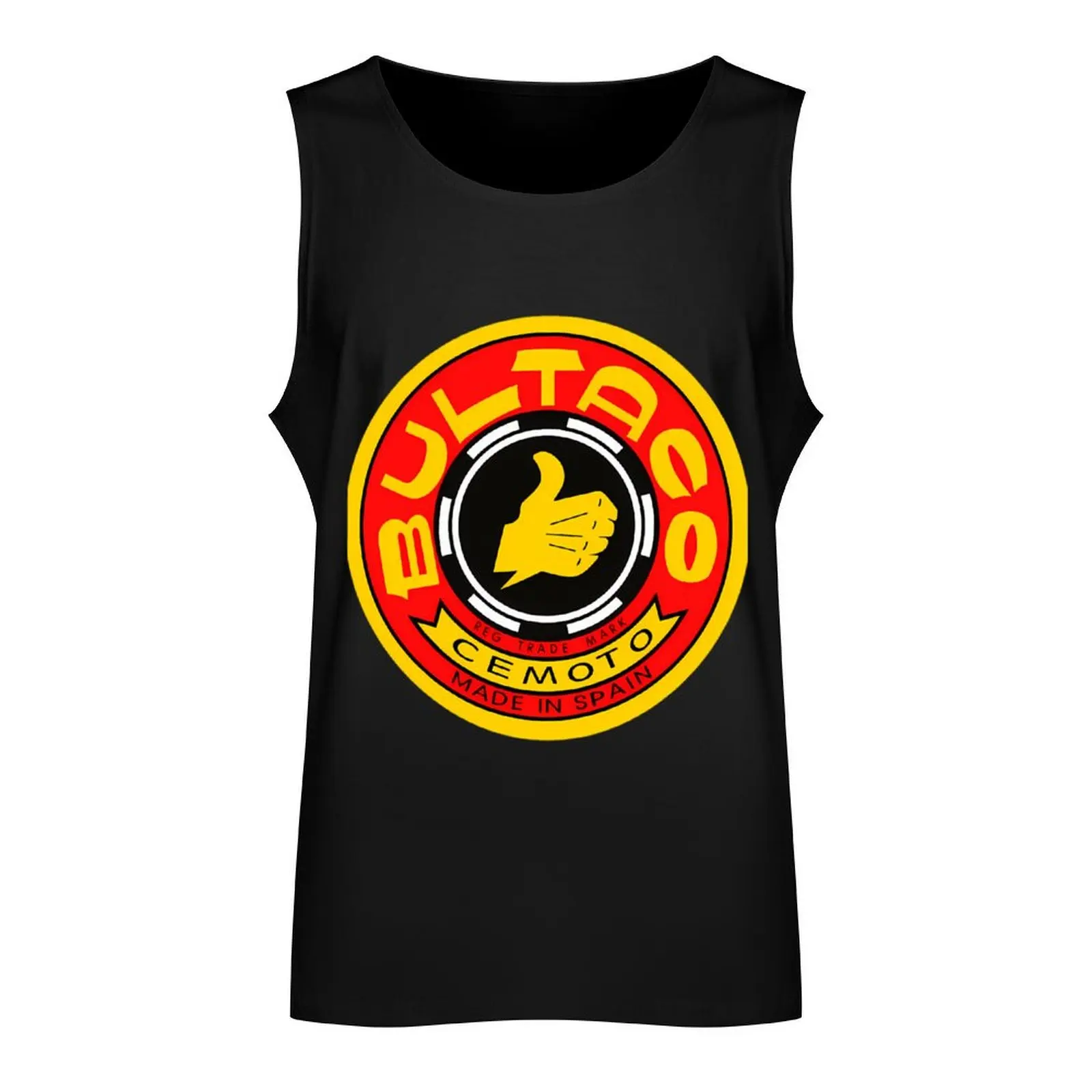 Bultaco Motorcycles Logo Merchandise Tank Top T-shirt for fitness gym shirts Vest for boy