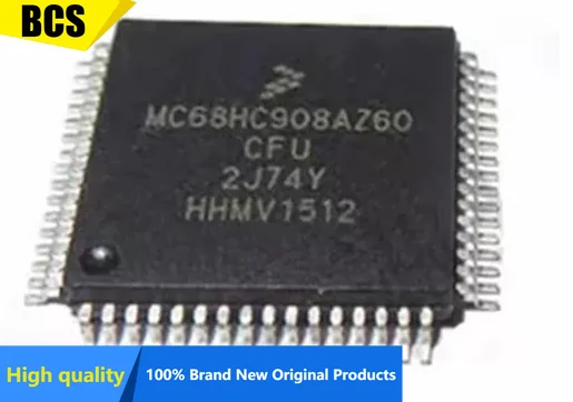 ( 1Pcs-5Pcs/Lot) 100% New original MC68HC908AZ60CFU 2J74Y MC68HC908AZ60 QFP-64 Chipset