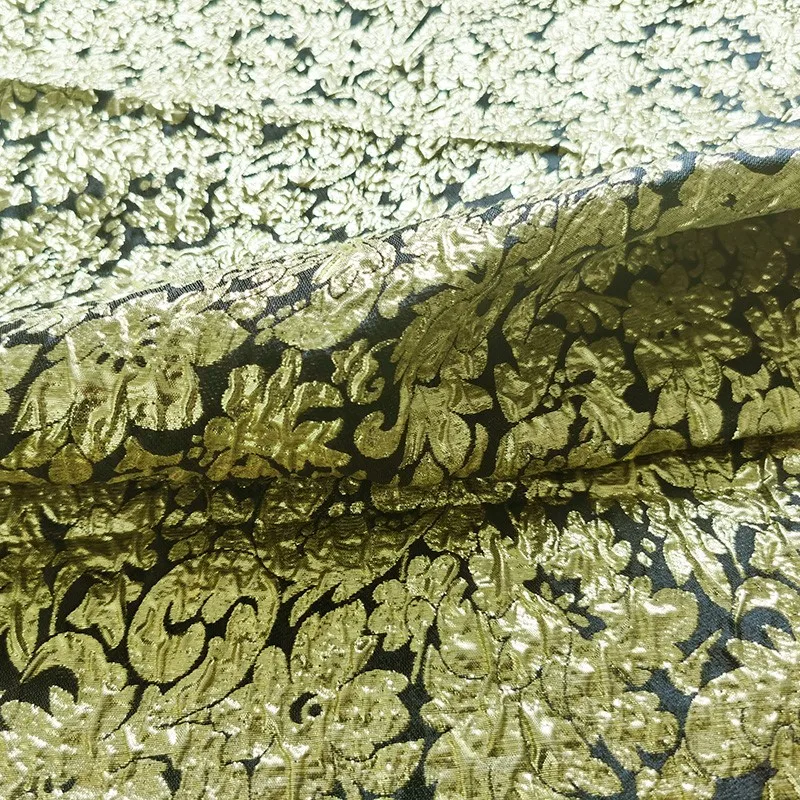 

Модный жаккардовый костюм, ткань, пышная юбка, вечернее платье, парчовый атлас, модная металлическая проволока