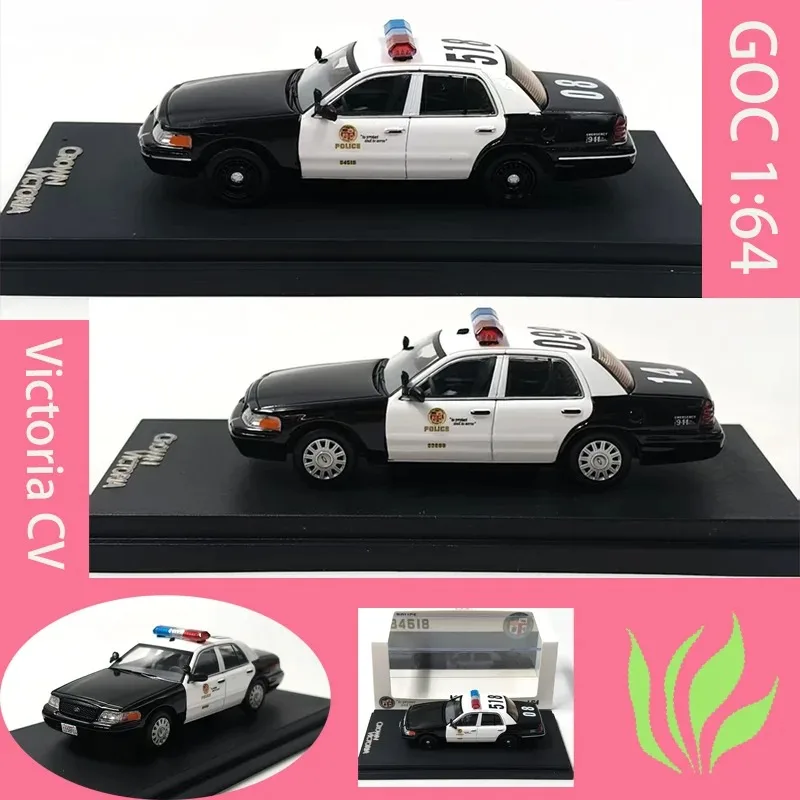 

GOC Diecast 1:64 Alloy Car Model Victoria CV Collection Decorated Holiday Gifts Toys