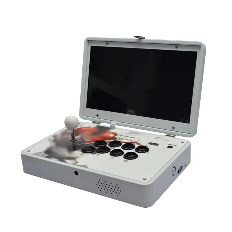 High Quality 2 Players Wif 3D 14 Inch Mini Indoor Electronic Video Coin Operated Portable Folding Arcade Games Machine