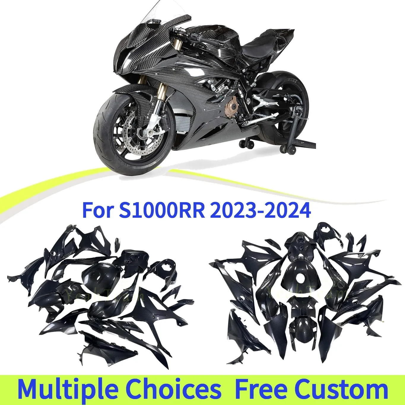 

Motorcycle Fairings For BMW S1000RR 2023-2024 S 1000 RR All Carbon Fibre Look Bodywork set