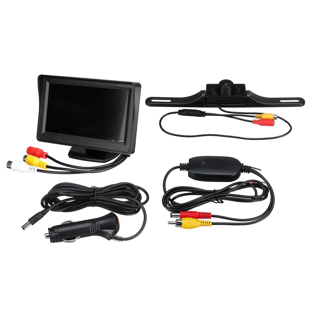 

Wireless Car Rear View Camera 4.3inch LCD Monitor Night Vision Reverse Car Waterproof Backup for Rv/Truck/Pickup