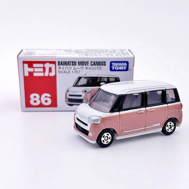 TAKARA TOMY Tomica Red White Box No. 86 Daihatsu Move Van Simulation Alloy Car Model Collectible Decor Boy Toy Gift