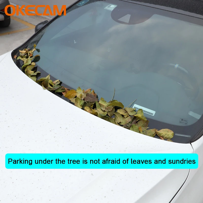 

ABS Car Styling Anti-leaf Debris Blocking Wiper Drain Slot For Volvo XC60 2018 2019 2020 2021 2022 2023 Modification Accessories