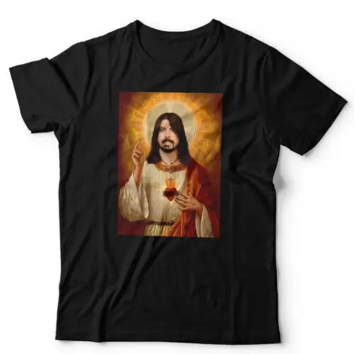 Dave Grohl Jesus Tshirt Unisex & Kids  Retro Rock Funny Parody Foo