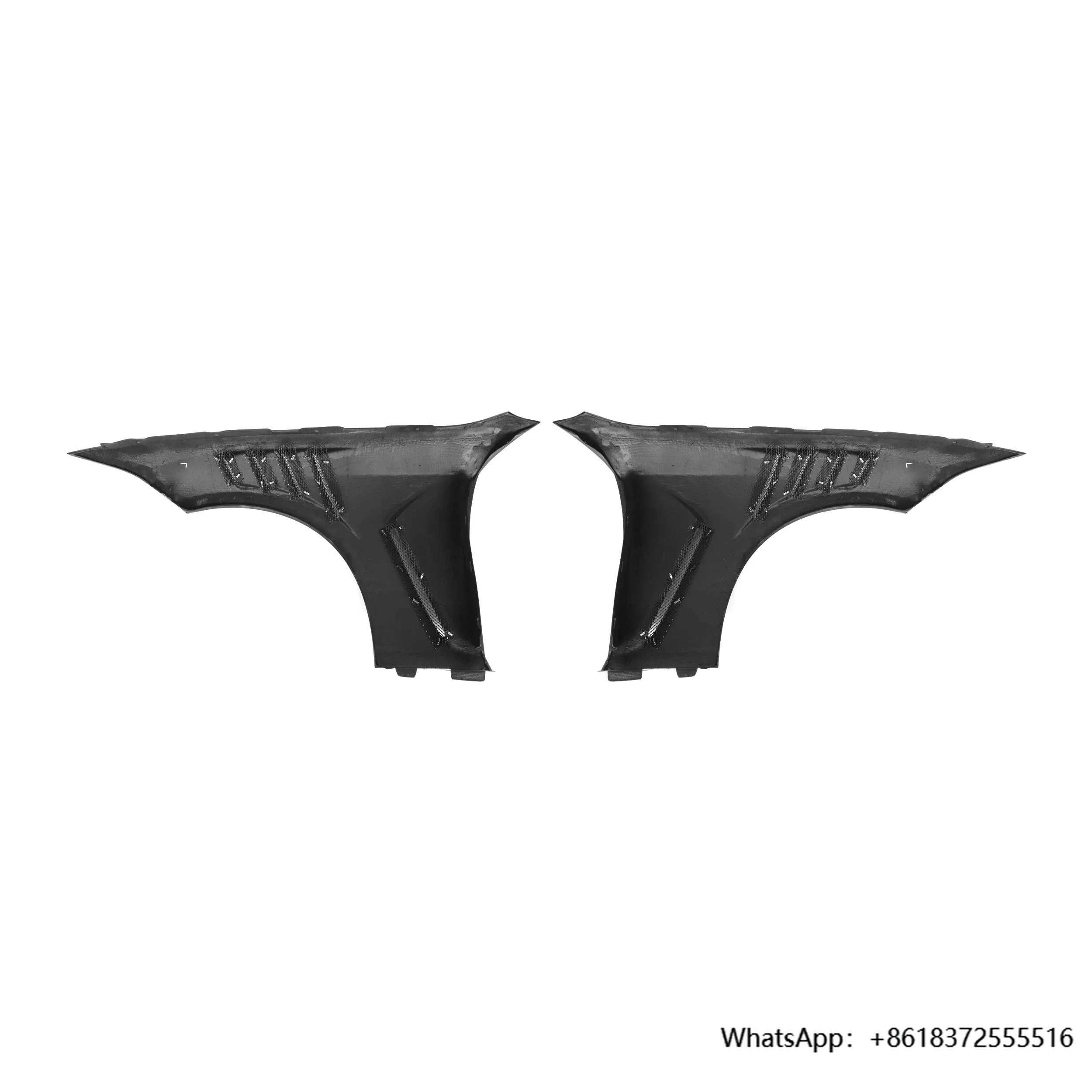

X VE Style Real Carbon Fiber Front Side Fender Trims For 3 Series G20 2020+ New Condition Bumper Towing Hitch Cut-Outs Auto