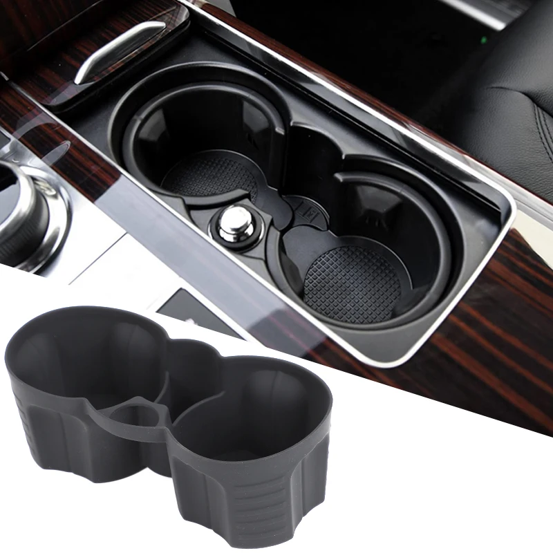 

1piece set Silicone For Land Rover Range Rover Vogue 2013-2017 Car Center Control Water Cup Holder Protective Cover Accessories
