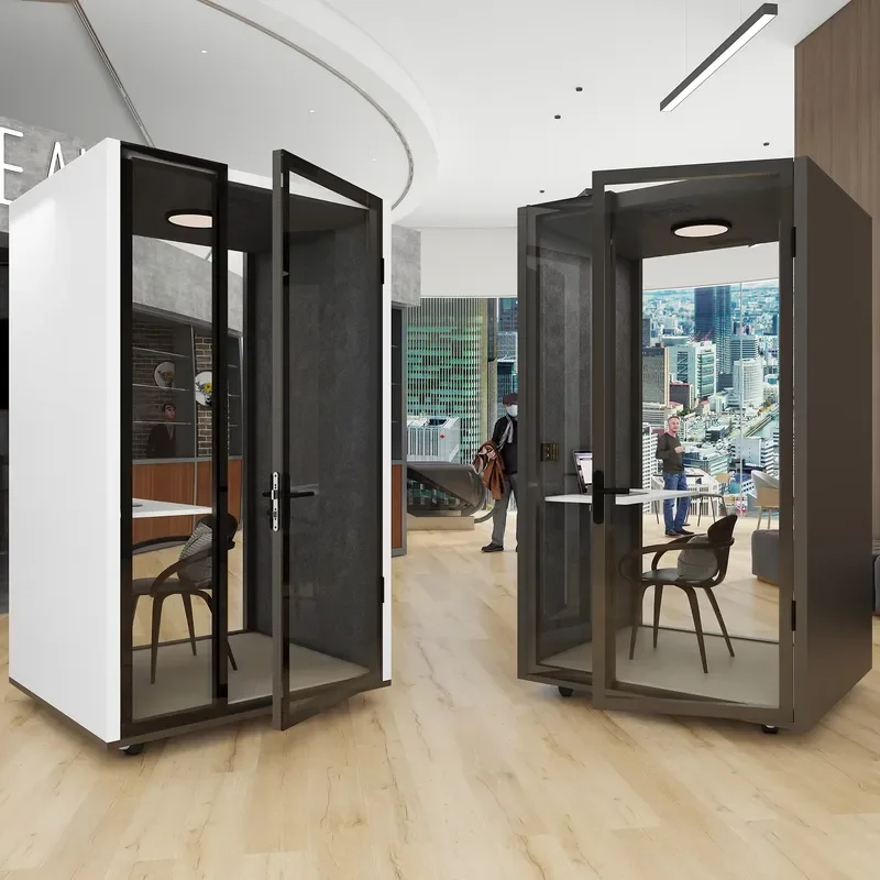 Mobile Soundproof Recording Booth Stainless Steel Phone Booth Inflatable Studio for Sound Isolation and Voice Recording