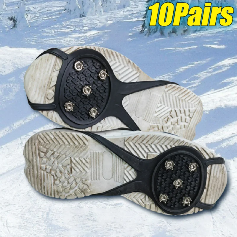 

Mountaineering Shoe Covers Slip-resistant Outdoor Ice Claw Snow Shoe Covers Slip-resistant Climbing Shoe Covers