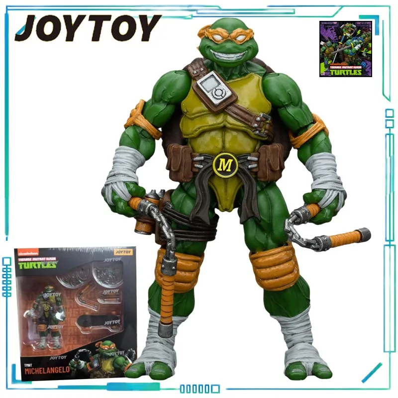 JOYTOY 正規品 JOYTOY X ニンジャタートルズシリーズ コンプリートニンジャタートルズ 4人セット 完成品 可動モデル ギフトコレクト