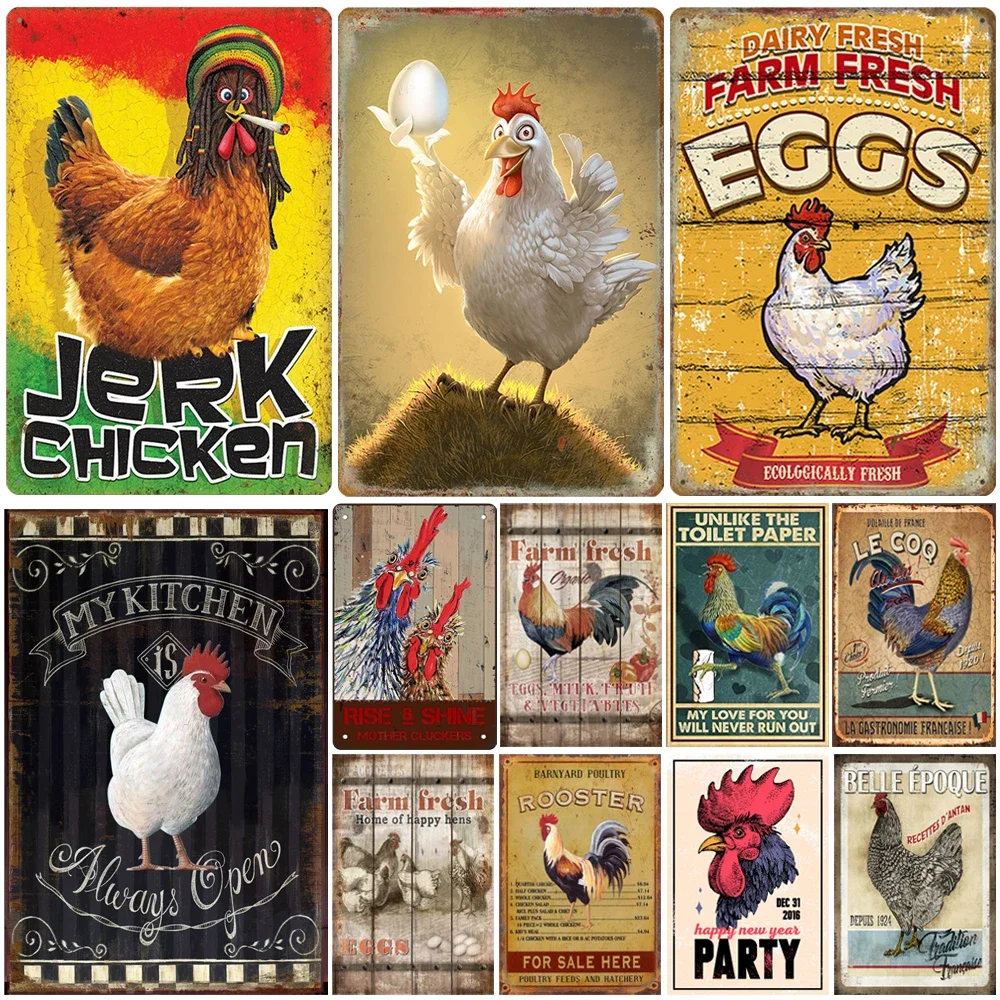Vintage Chicken Met…