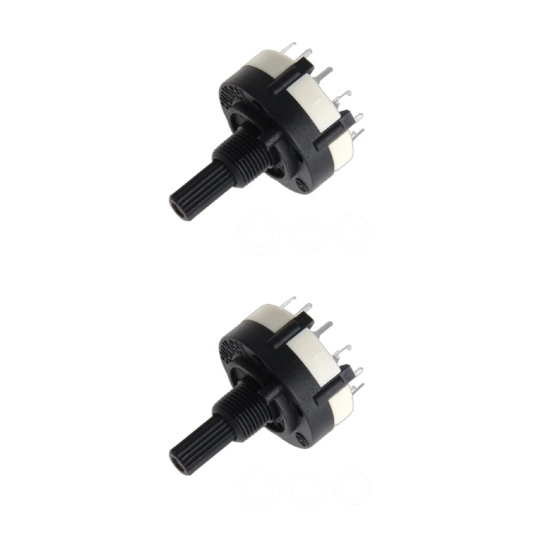 2pcs Single Deck Rotary Band Selector RS26 1 Pole Position 12 Selectable Band Rotary Channel Selector