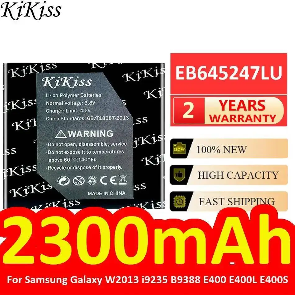 

Прочный аккумулятор для мобильного телефона 2300 мАч EB645247LU для Samsung Galaxy W2013 I9235 B9388 E400 E400L E400S