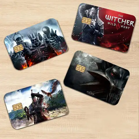 Hot T-The W-Witcher Game Credit Card Skin Stickers for Bank Card Transportation Card Waterproof Sticker Anti-scratch Women Gift