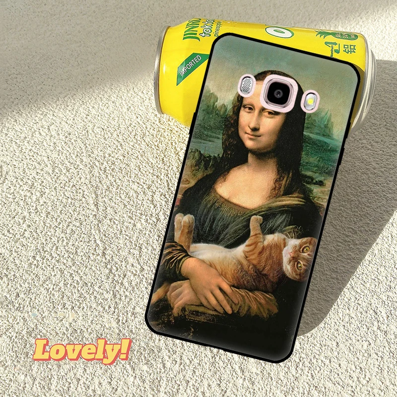 Leonardo da Vinci Mona Lisa Art Case For Samsung Galaxy J8 2018 A3 A5 J1 2016 J3 J5 J7 2017 A6 A7 A8 A9 J4 J6 Plus Cover