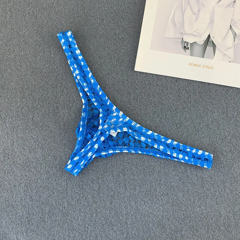 ملابس داخلية للرجال مثيرة بفتحات واسعة على شكل حرف g ملابس داخلية بخصر منخفض ملابس داخلية رفيعة عالية المرونة ملابس داخلية للمثليين