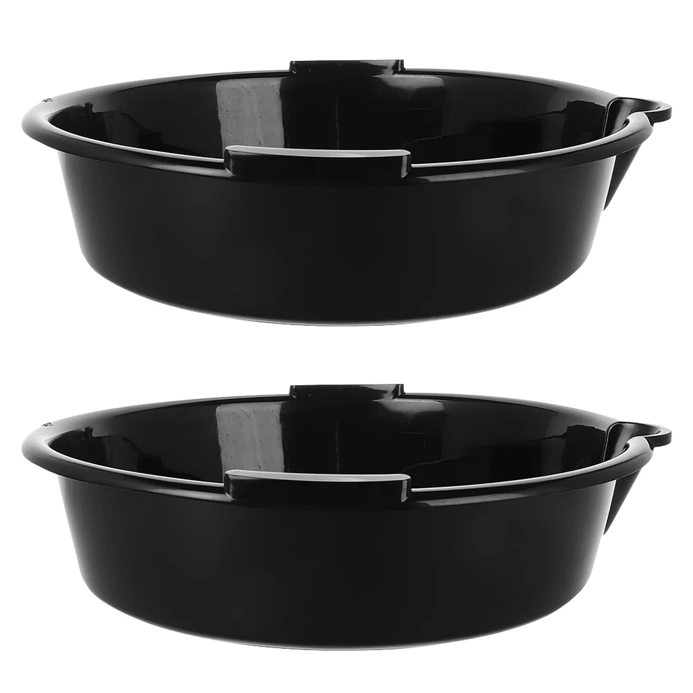 2 Pcs Oil Pan Engine Mini Large Drip Refrigerator Tray Plastic Air Conditioner Splash Pad