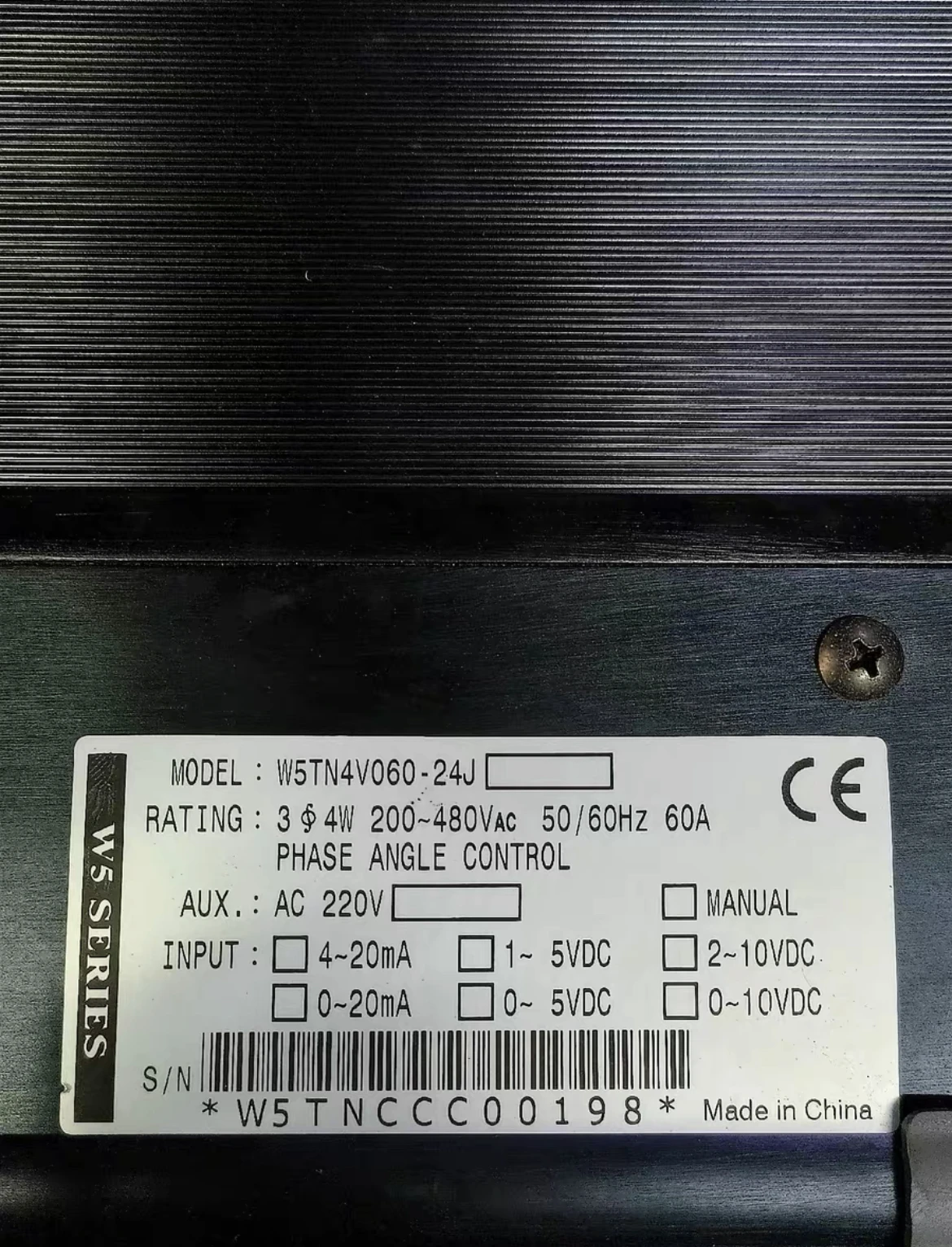 W5TN4V060-24J Used WATT Power Conditioner  W5TN4V060 24J