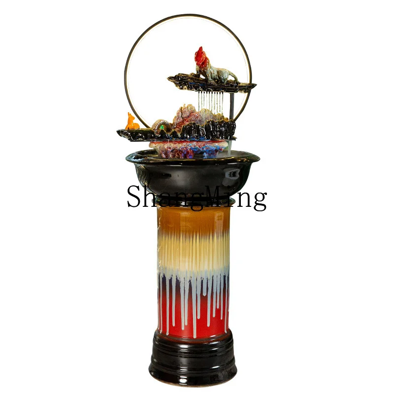 CL  home life office living room opening housewarming giftsflowing water ornament cycle lucky landscape fish tank