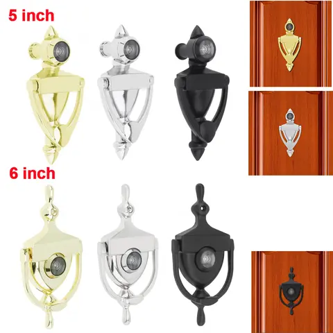 5/6 Inch Zinc Alloy Door Knocker  180 ° High Definition Door Viewer Peek Peep Holes for 1.38inch to 1.97inch Door Thickness