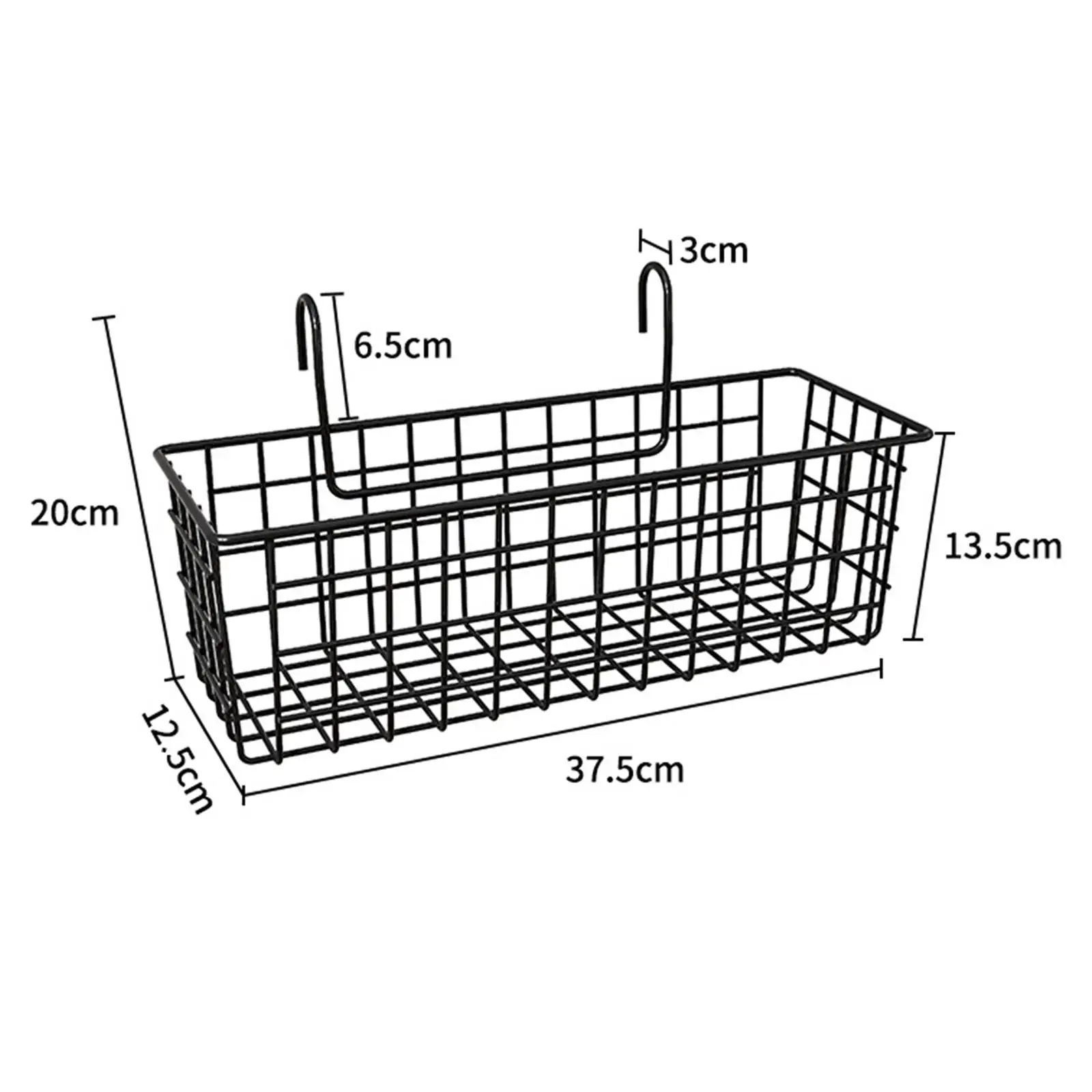 Hanging Planter Basket Plant Pot Rack Stand Organizer Deck Garden Porch Window Balcony Flower Pot Holder for Outdoor Nursery