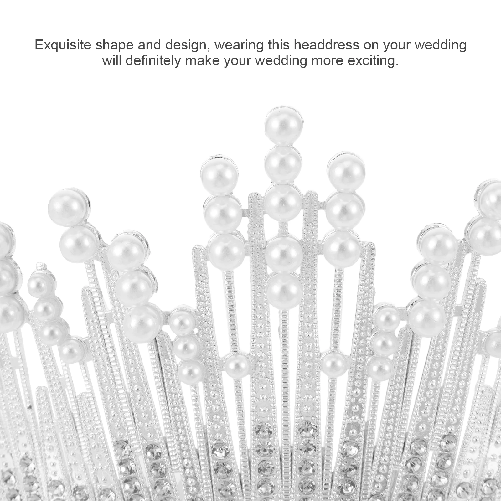 

Alloy Wedding Crown Bridal Headwear Dress Up Hair Accessories Vintage Styled Headdress Party Carnival Ktv Retro Bridal Crown