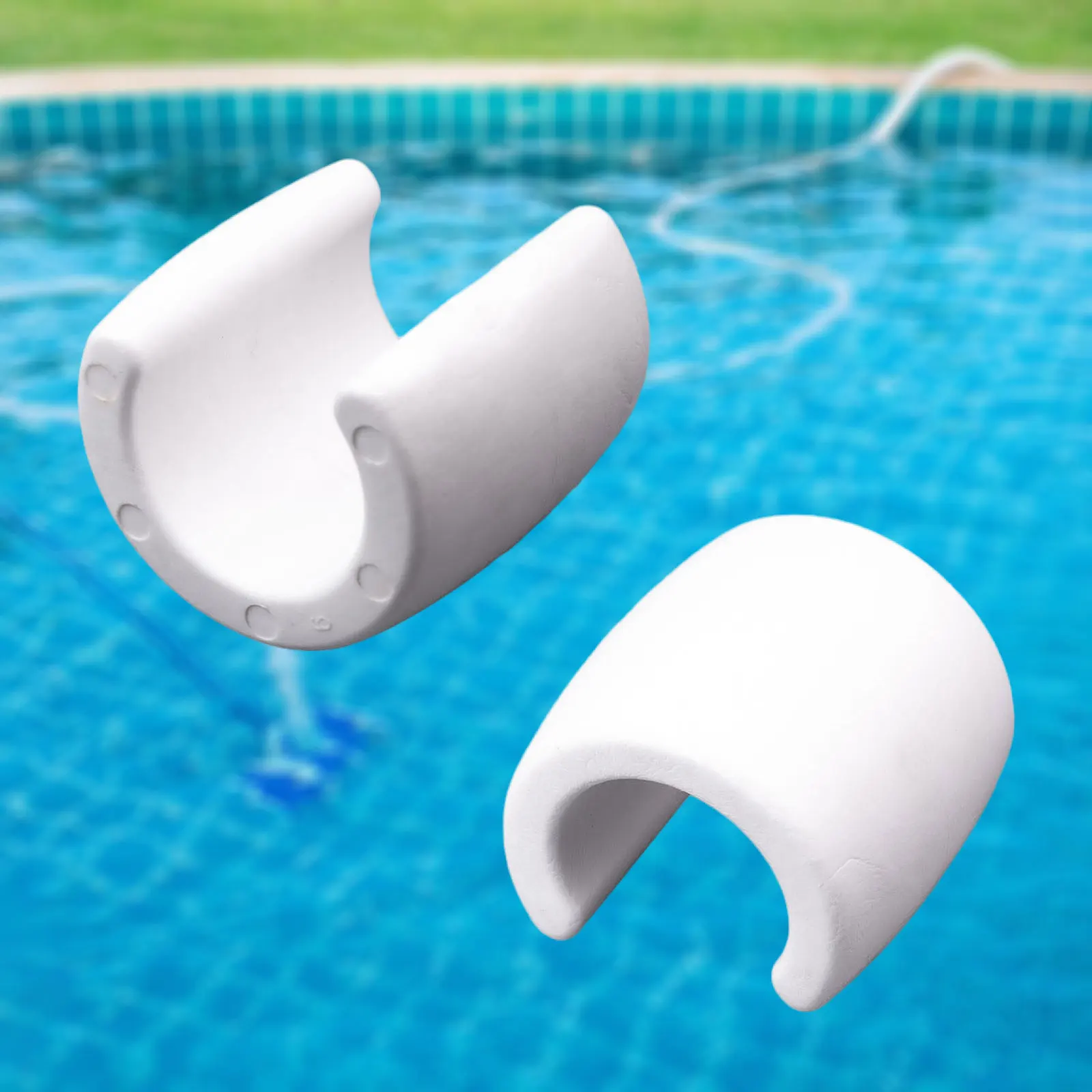 2 pçs substituição piscina limpador mangueira flutuador profissional leve para 2/4 rodas piscina limpador mangueiras substituir diretamente acessórios