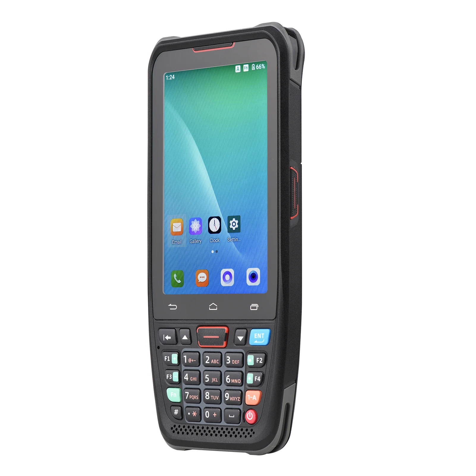 POS Portátil para Android 10.0 Terminal PDA Scanner de Código de Barras 1D/2D/QR Suporte a Comunicação 2/3/4G WiFi BT com Tela de 4.0 Polegadas